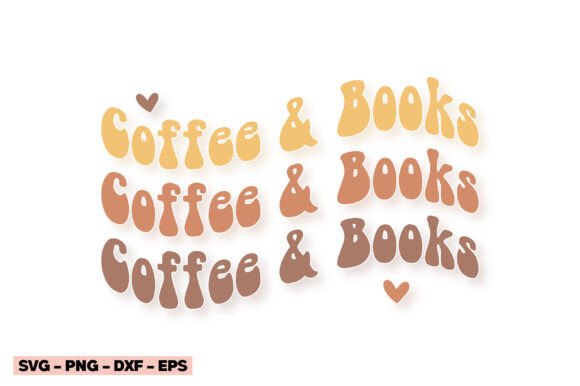 Coffee Books SVG