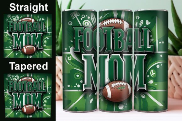 Football Mom Sublimation Tumbler Wrap
