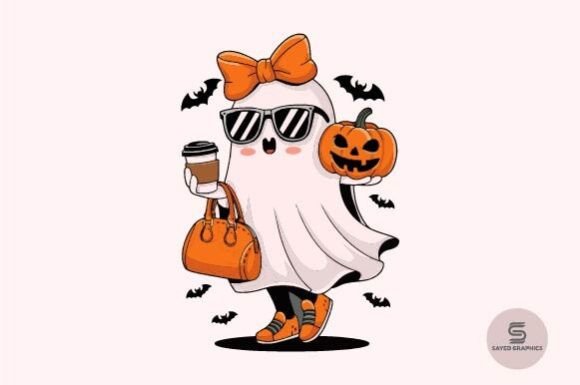 Halloween Fall Witchy Ghost Witch PNG