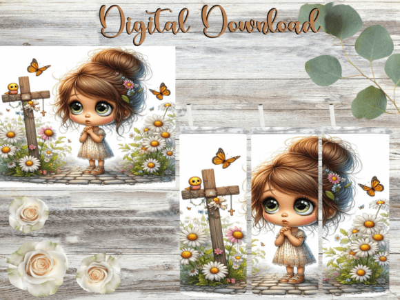 Praying Girl Tumbler