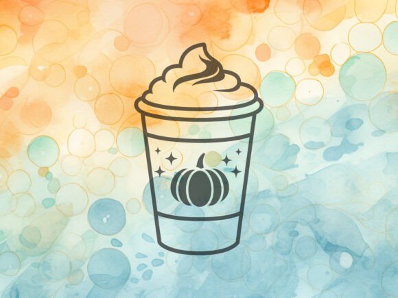Pumpkin Spice Coffee Clipart