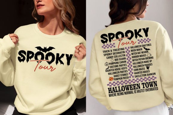 SPOOKY HALLOWEEN TOWN PNG