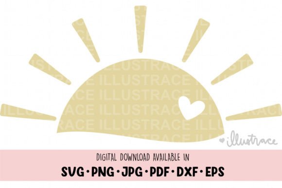 Sunset SVG: Baby Art SVG & Printable